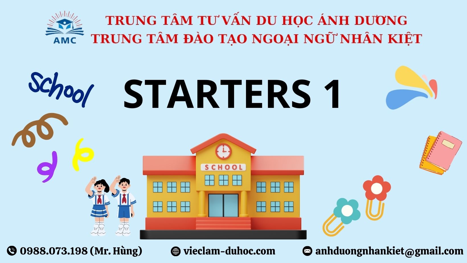 Khám phá tiếng anh: Hệ thống cấp độ starters (1-4)